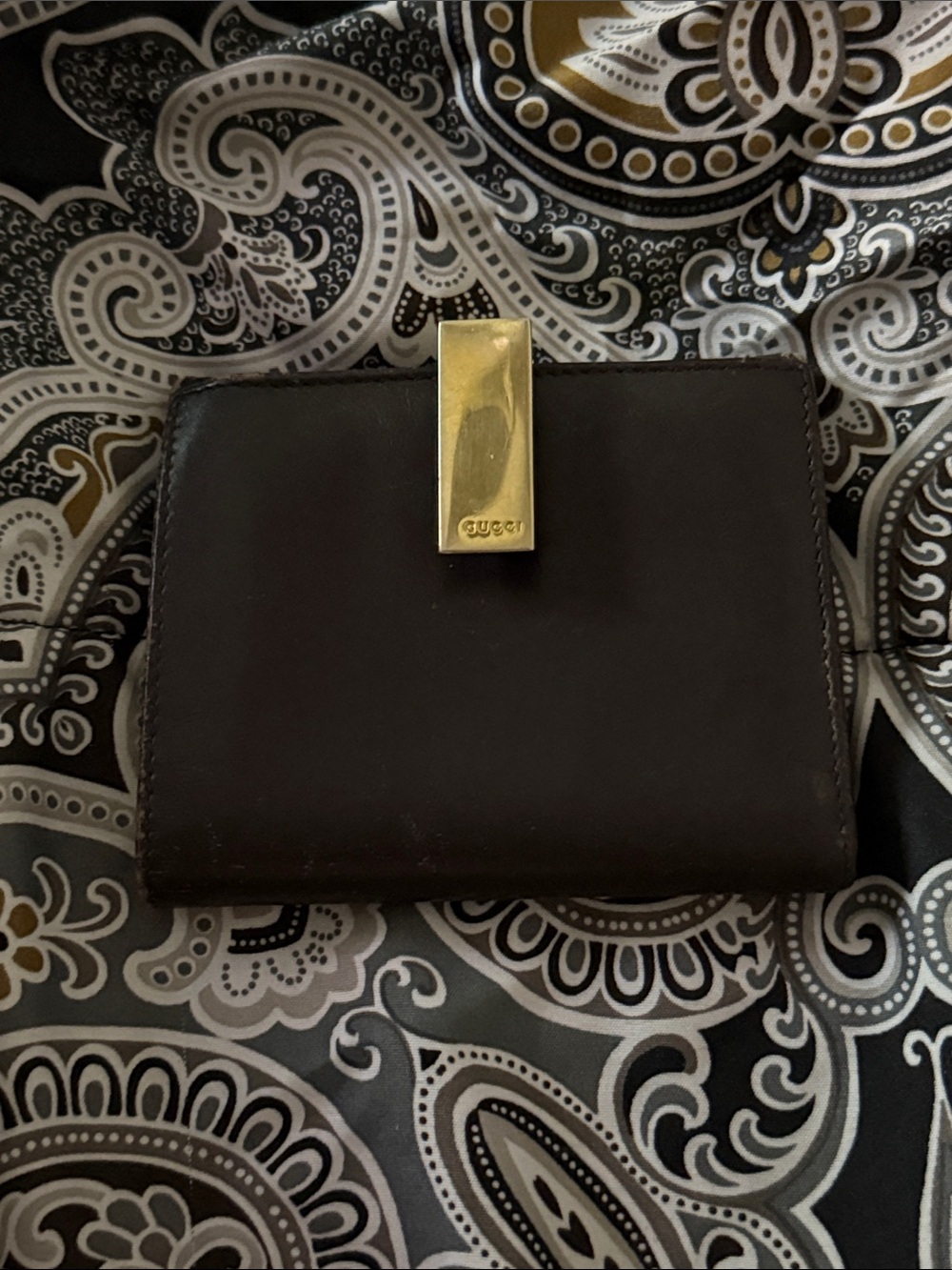 Vintage Gucci Leather "Jackie" Compact French Flap Wallet - Picture 2 of 16